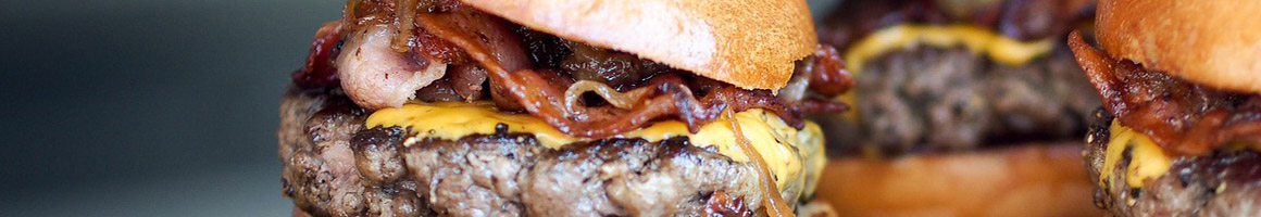 Eating American (New) American (Traditional) Burger at Rock Top Burgers & Brew restaurant in Moses Lake, WA.